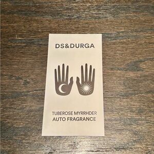 Brand New Sealed DS & DURGA Tuberose Myrrhder Auto Fragrance